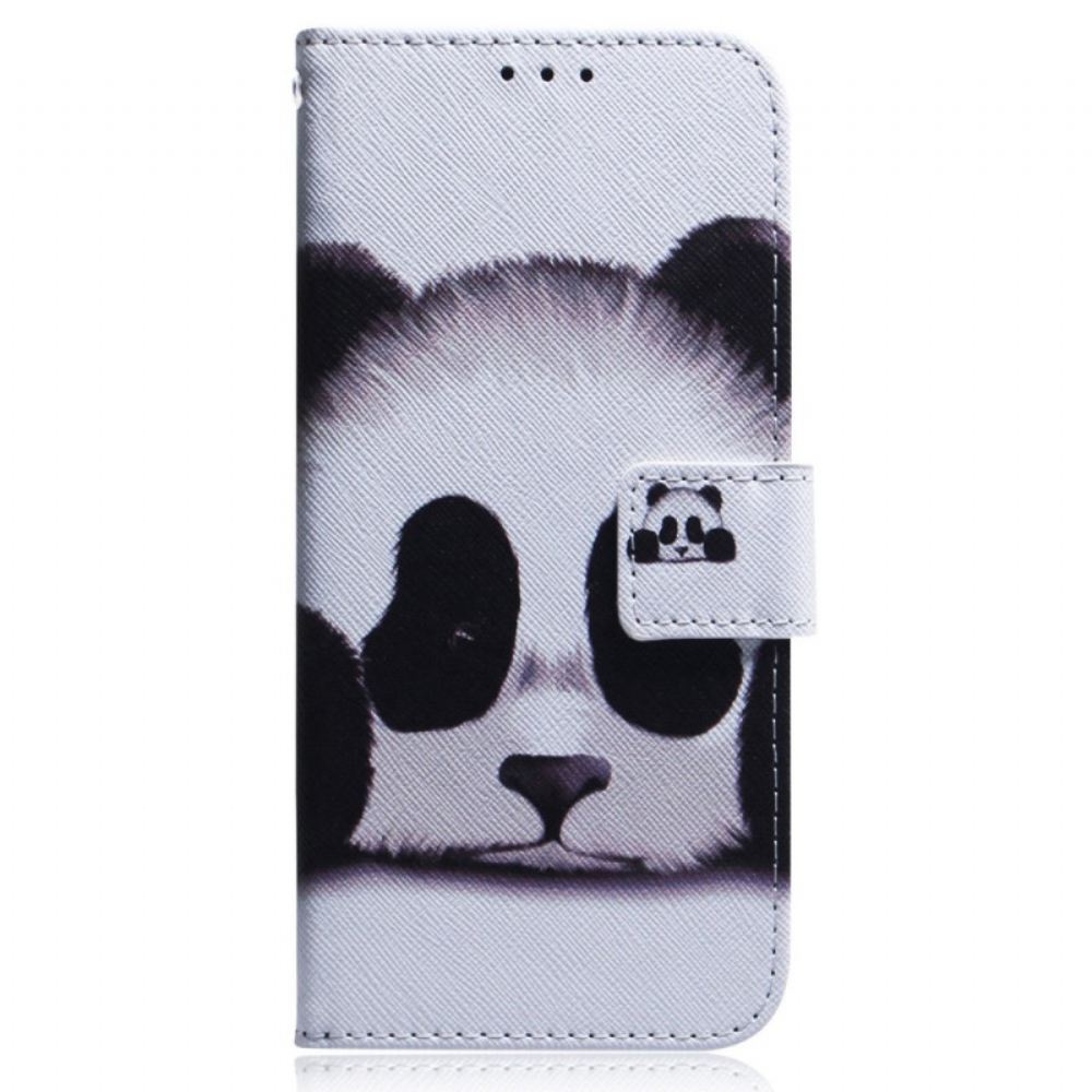 Flipové Pouzdro Na OnePlus Nord 2T 5G Na Lana Panda S Popruhem