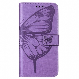 Kožené Pouzdro Na OnePlus Nord 2T 5G Na Lana Umělecký Strappy Butterfly