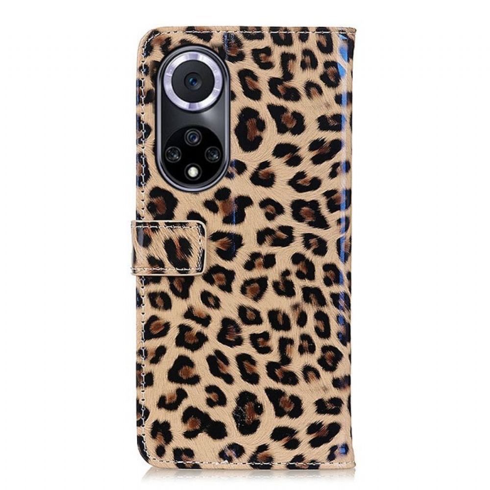 Flipové Pouzdro Na Honor 50 Obyčejný Leopard