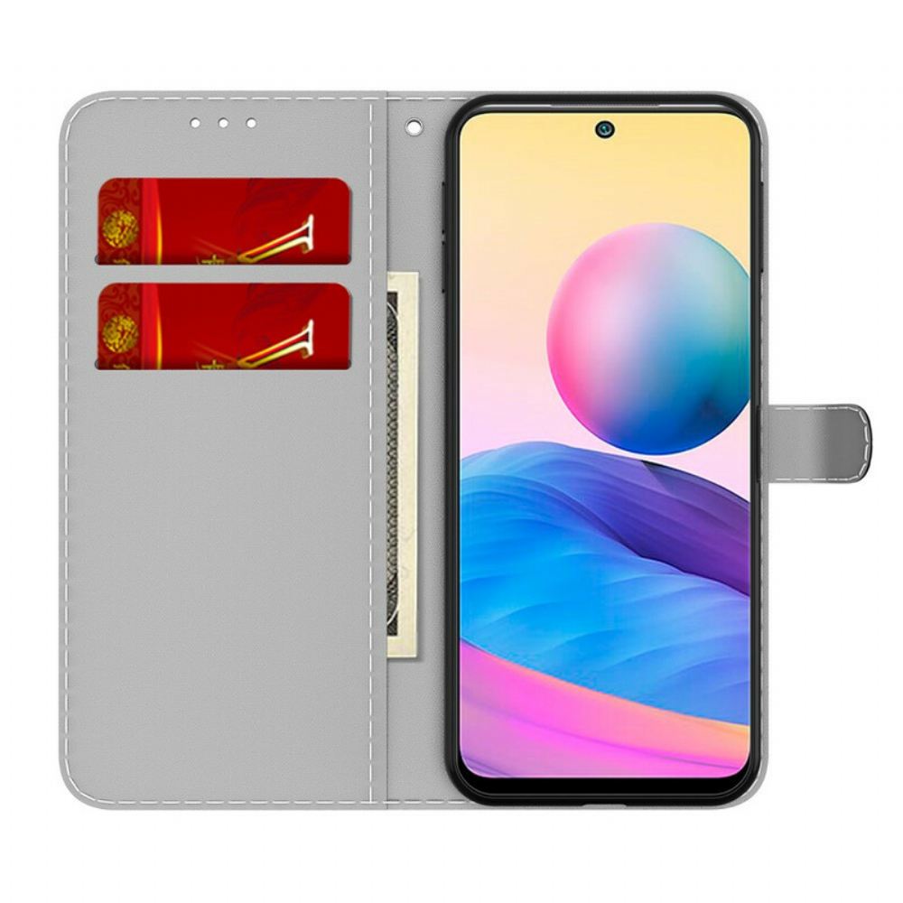 Flipové Pouzdro Na Xiaomi Redmi Note 10 5G / Poco M3 Pro 5G Abstraktní Vzor