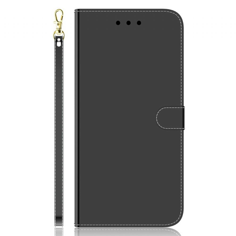 Kožené Pouzdro Na Xiaomi Redmi Note 10 5G / Poco M3 Pro 5G Kryt Zrcadla