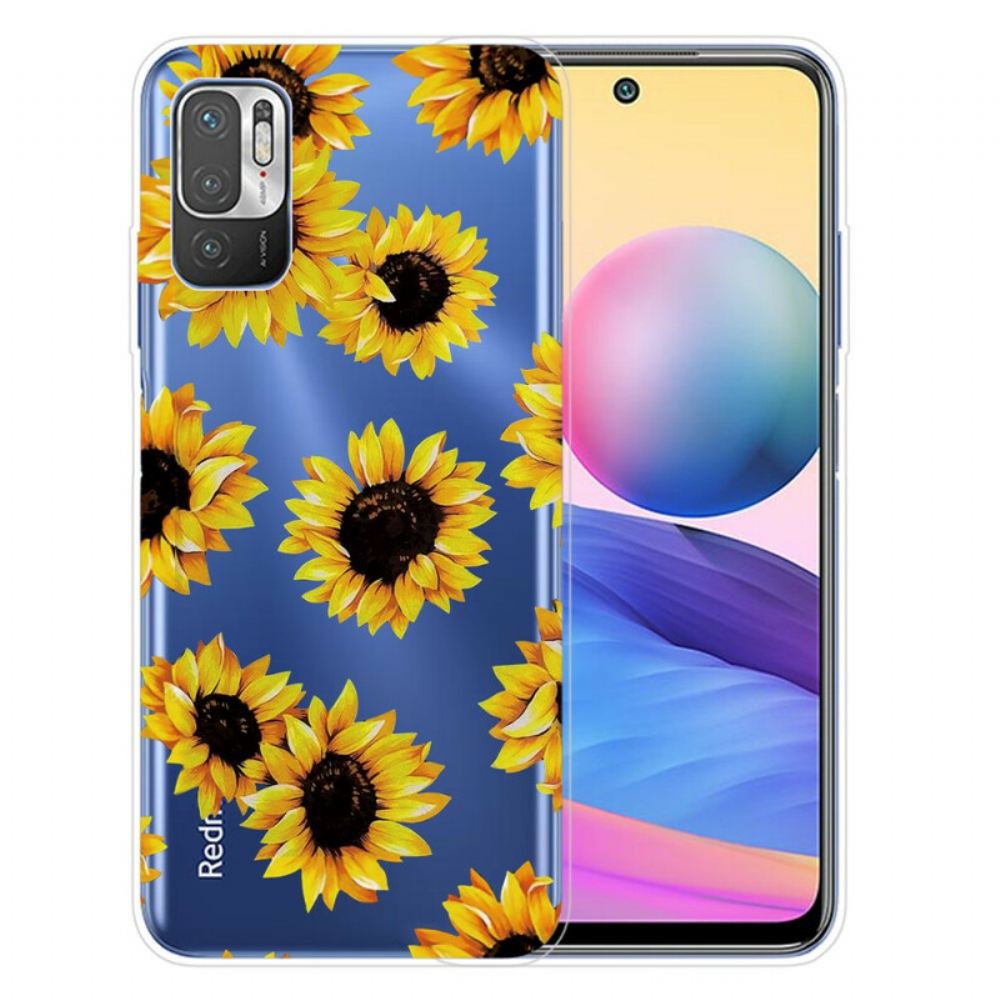 Kryt Na Xiaomi Redmi Note 10 5G / Poco M3 Pro 5G Slunečnice