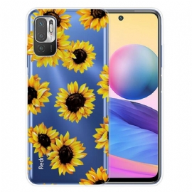 Kryt Na Xiaomi Redmi Note 10 5G / Poco M3 Pro 5G Slunečnice