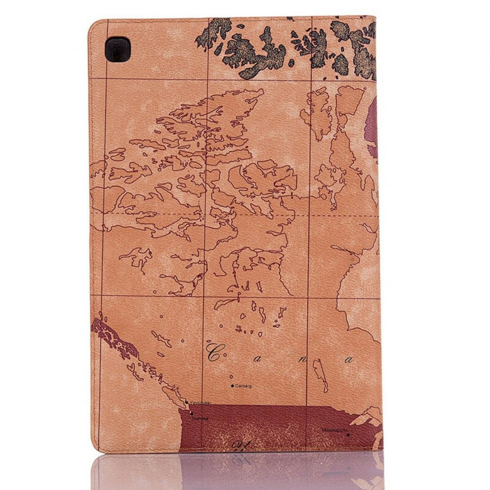 Pouzdra Na Samsung Galaxy Tab S6 Lite Vintage Mapa