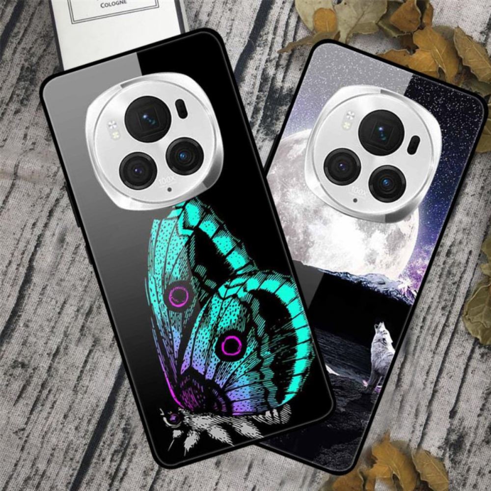 Kryt Honor Magic 6 Pro Světle Zelené Tvrzené Sklo Butterfly