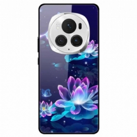 Kryt Honor Magic 6 Pro Tvrzené Sklo Lotus Se Zářivým Světlem