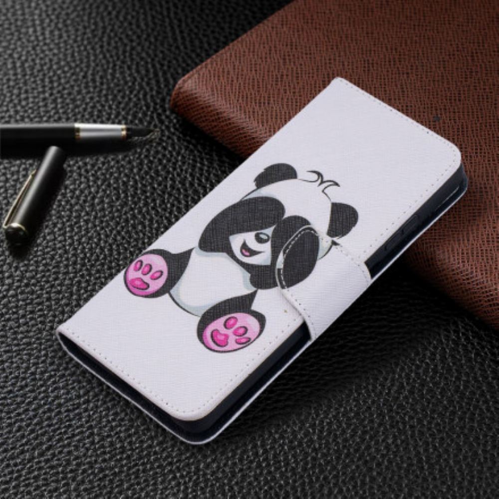 Flipové Pouzdro Na Samsung Galaxy S21 Ultra 5G Panda Zábava