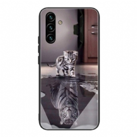 Kryty Na Mobil Na Samsung Galaxy A13 5G Tvrzené Sklo Ernest The Tiger