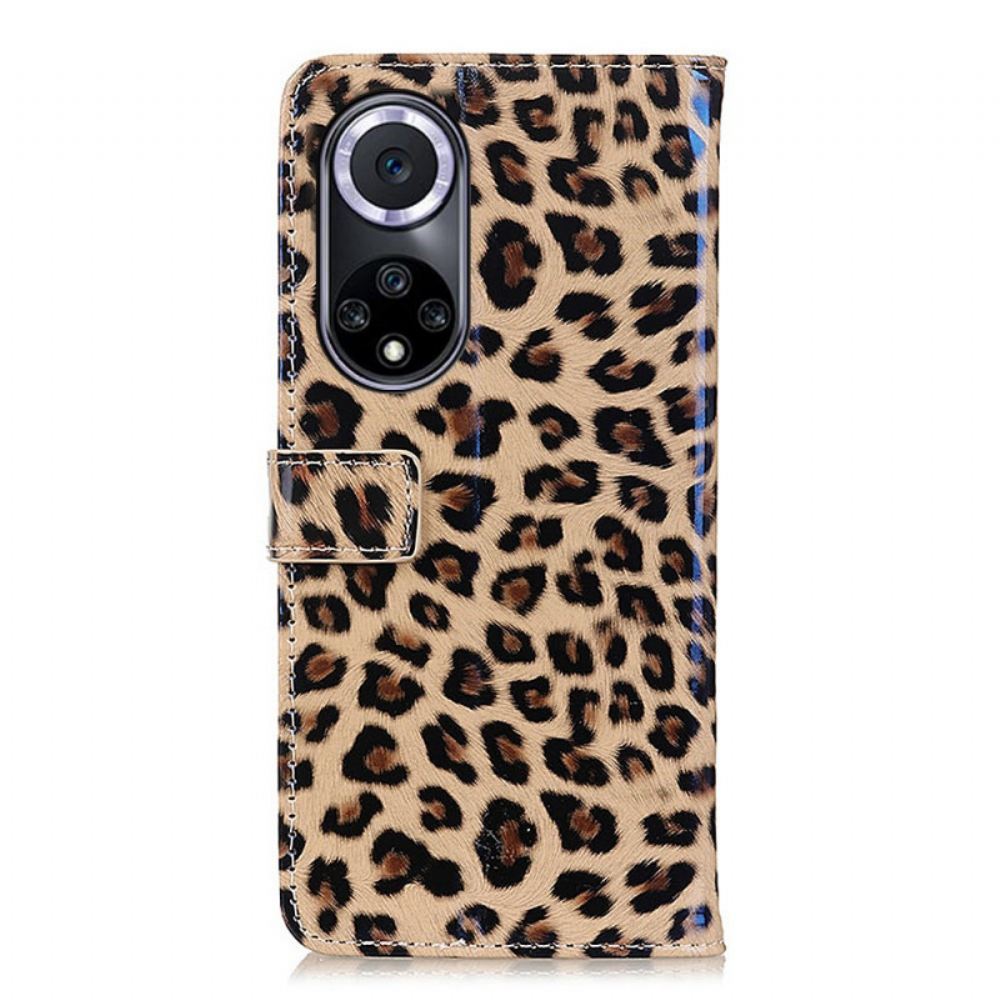 Flipové Pouzdro Na Huawei Nova 9 / Honor 50 Leopard Obyčejný