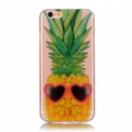 Kryt Na iPhone 6 / 6S Průhledný Ananas Inkognito