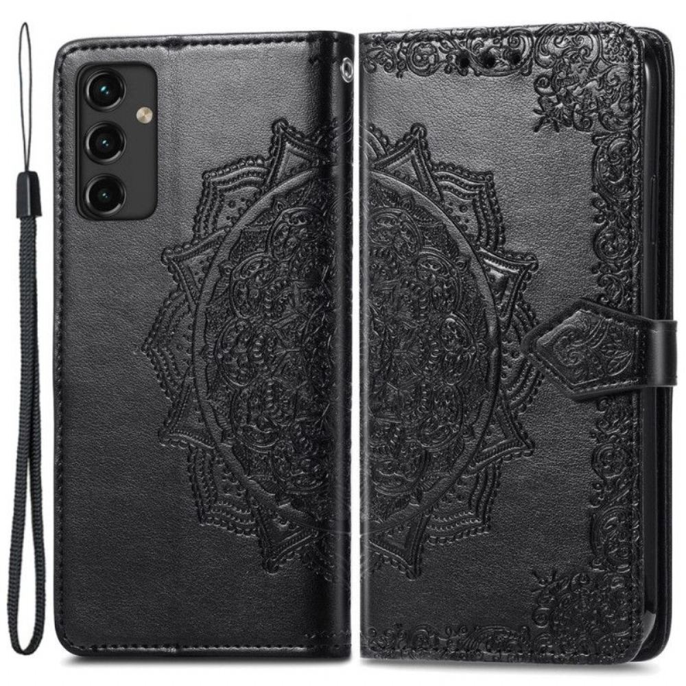 Flipové Pouzdro Na Samsung Galaxy A14 / A14 5G Vintage Mandala