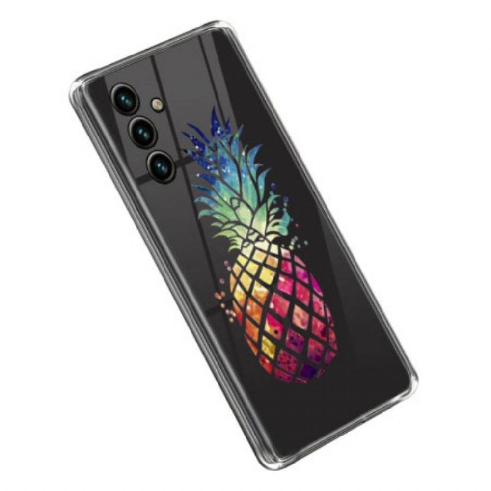 Kryt Na Samsung Galaxy A14 / A14 5G Průhledný Ananas