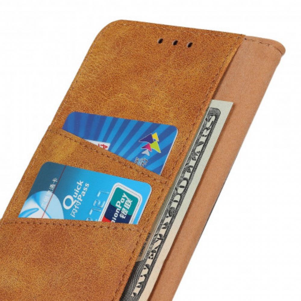 Flipové Pouzdro Na Samsung Galaxy XCover 5 Vintage Štípaná Kůže