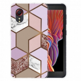 Kryt Na Samsung Galaxy XCover 5 Geometrický Mramor