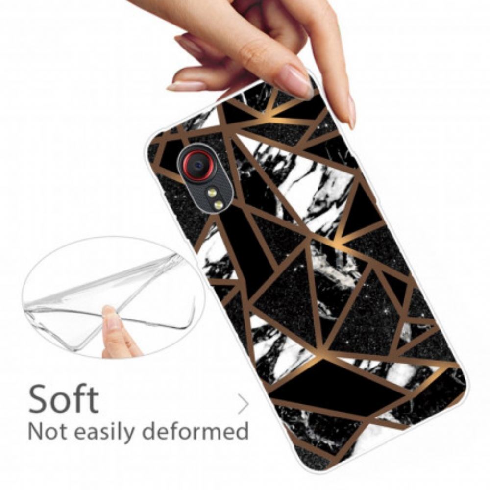 Kryt Na Samsung Galaxy XCover 5 Geometrický Mramor