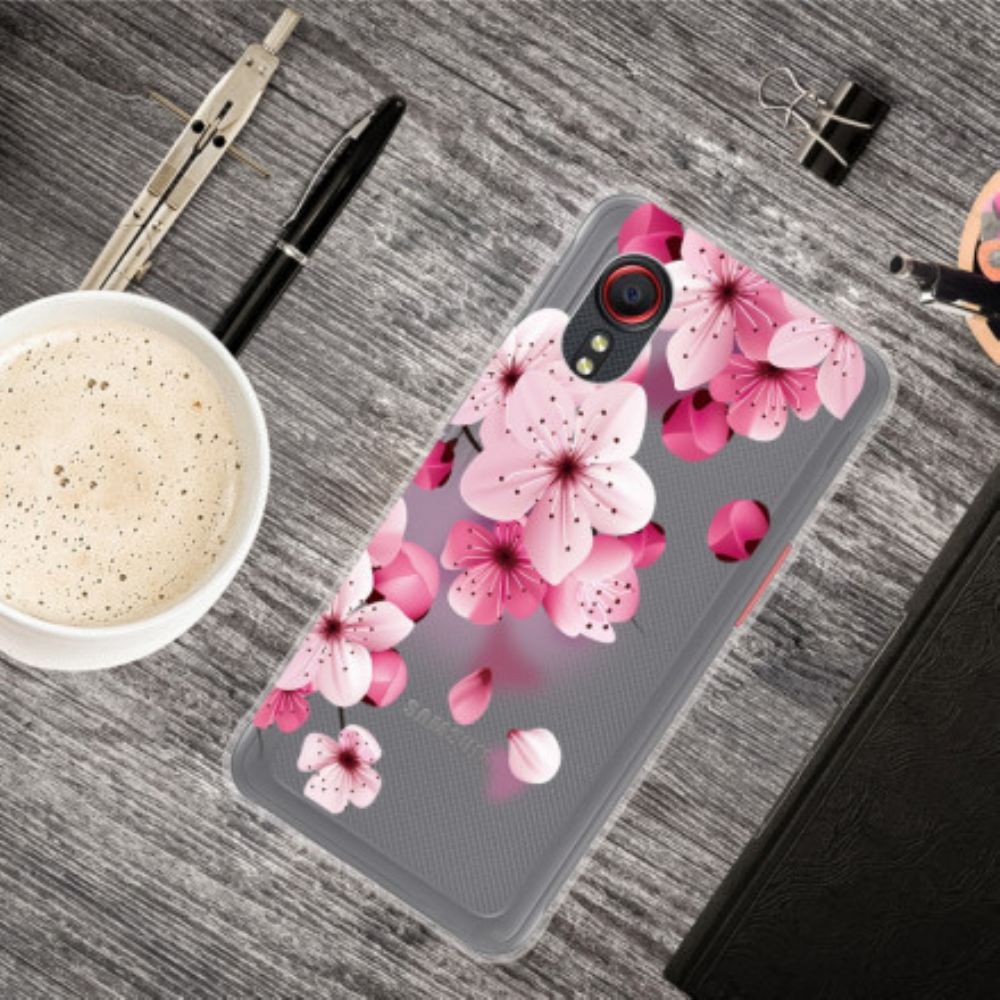 Kryt Na Samsung Galaxy XCover 5 Malé Růžové Květy