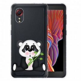 Kryt Na Samsung Galaxy XCover 5 Transparentní Smutná Panda