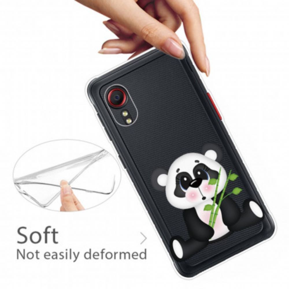 Kryt Na Samsung Galaxy XCover 5 Transparentní Smutná Panda