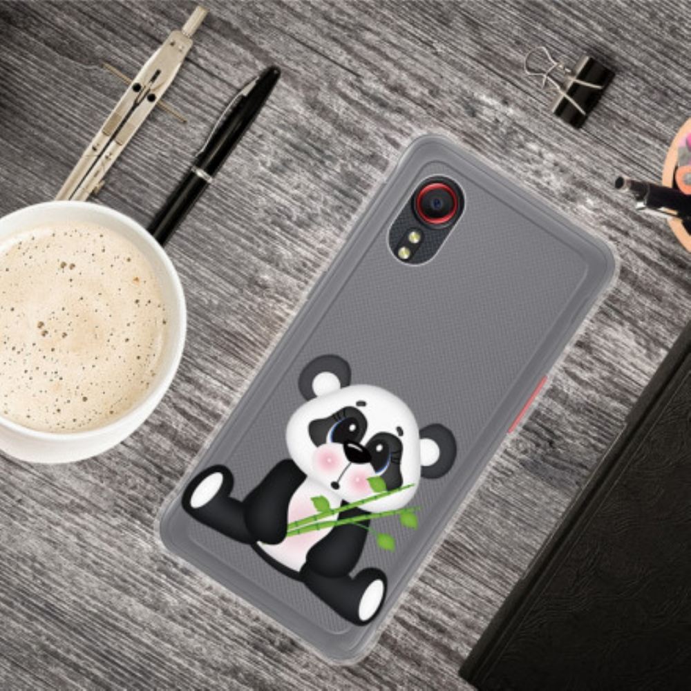 Kryt Na Samsung Galaxy XCover 5 Transparentní Smutná Panda