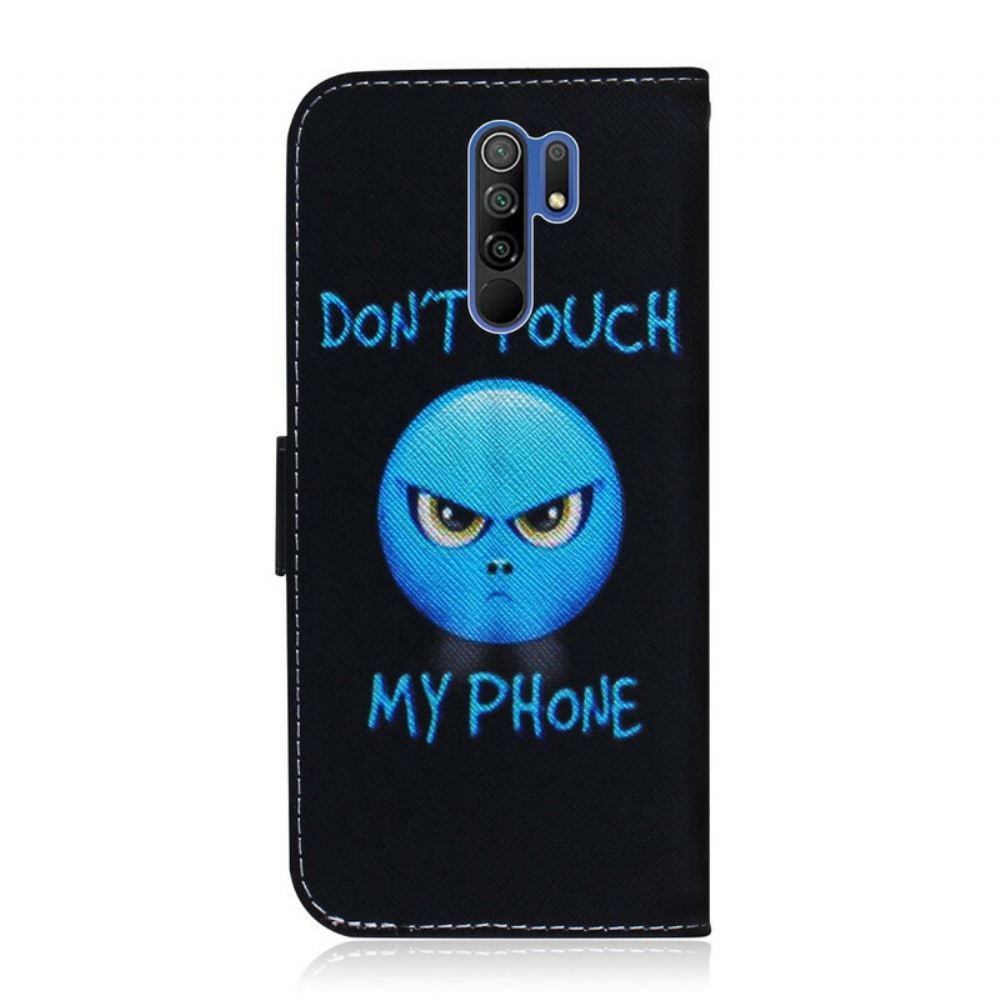 Flipové Pouzdro Na Xiaomi Redmi 9 Emoji Telefon