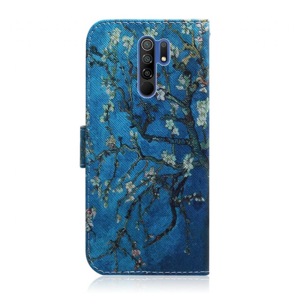 Flipové Pouzdro Na Xiaomi Redmi 9 Kvetoucí Větev Stromu