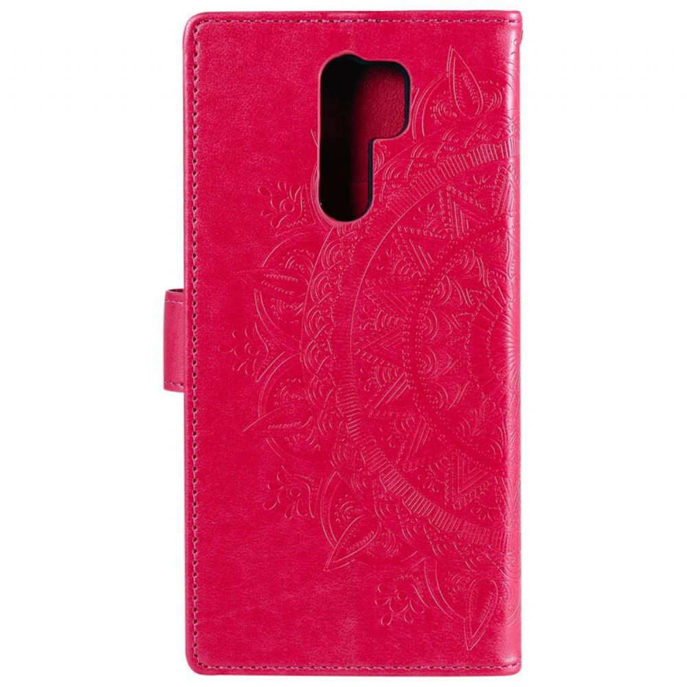 Flipové Pouzdro Na Xiaomi Redmi 9 Sluneční Mandala