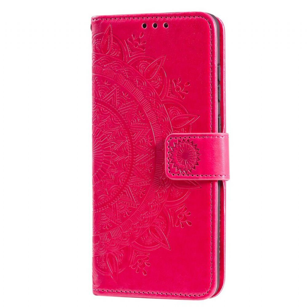 Flipové Pouzdro Na Xiaomi Redmi 9 Sluneční Mandala