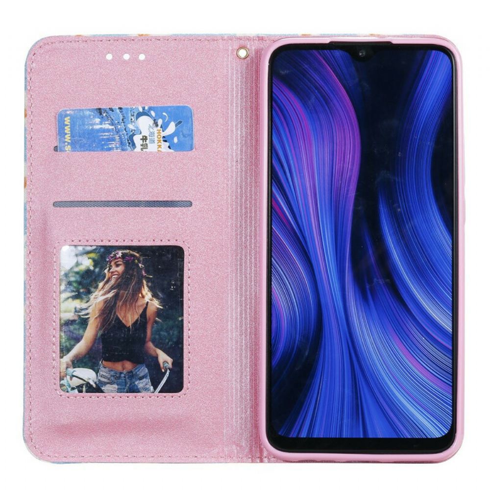 Kryty Na Mobil Na Xiaomi Redmi 9 Flipové Pouzdro Sedmikrásky