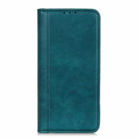 Kryty Na Mobil Na Xiaomi Redmi 9 Flipové Pouzdro Verze Litchi Split Leather