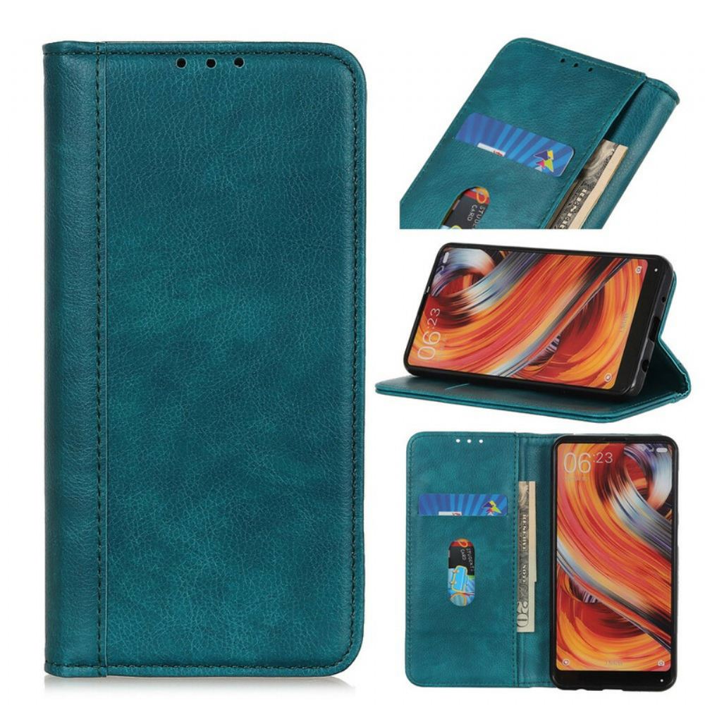 Kryty Na Mobil Na Xiaomi Redmi 9 Flipové Pouzdro Verze Litchi Split Leather