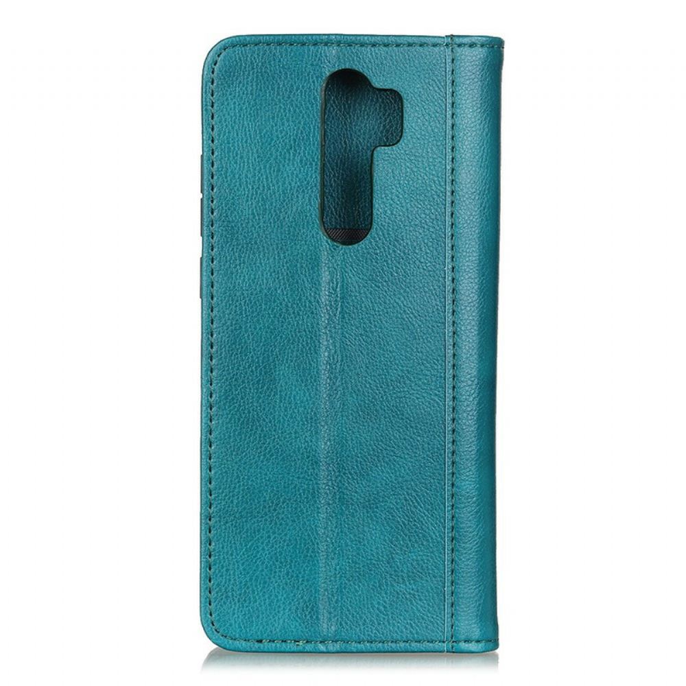 Kryty Na Mobil Na Xiaomi Redmi 9 Flipové Pouzdro Verze Litchi Split Leather