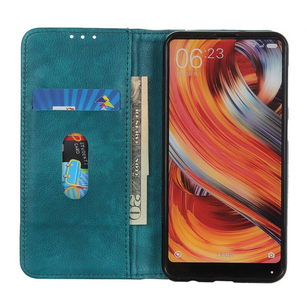 Kryty Na Mobil Na Xiaomi Redmi 9 Flipové Pouzdro Verze Litchi Split Leather