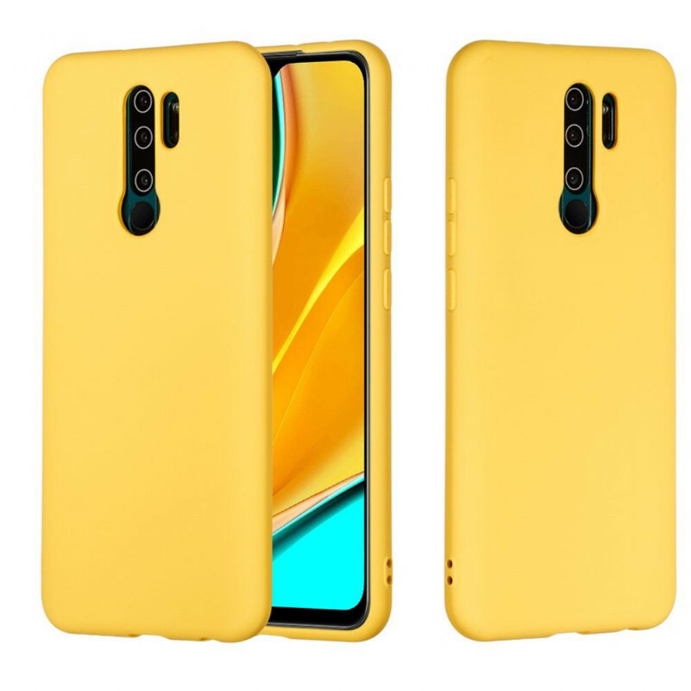 Kryty Na Mobil Na Xiaomi Redmi 9 Tekutý Silikon Se Šňůrkou