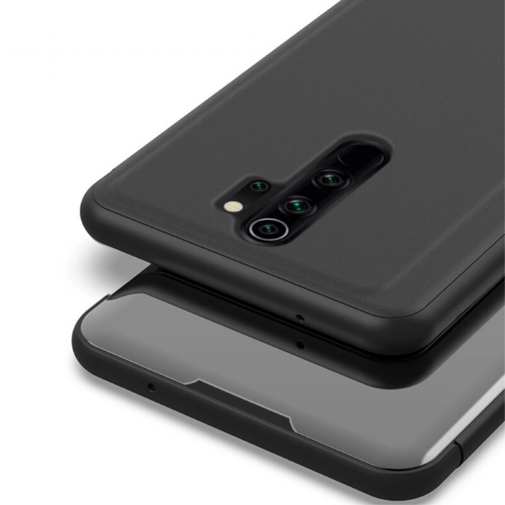 Kryty Na Mobil Na Xiaomi Redmi 9 Zrcadlo A Umělá Kůže