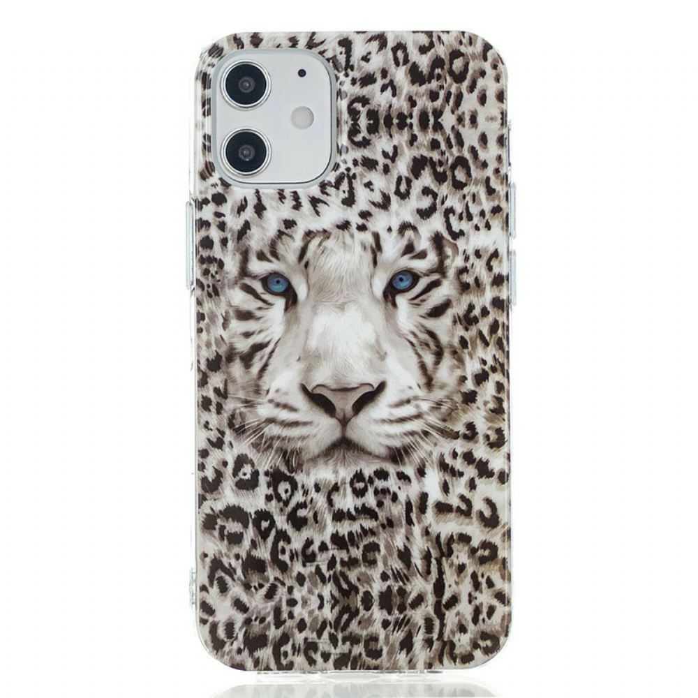 Kryt Na iPhone 12 Mini Fluorescenční Leopard