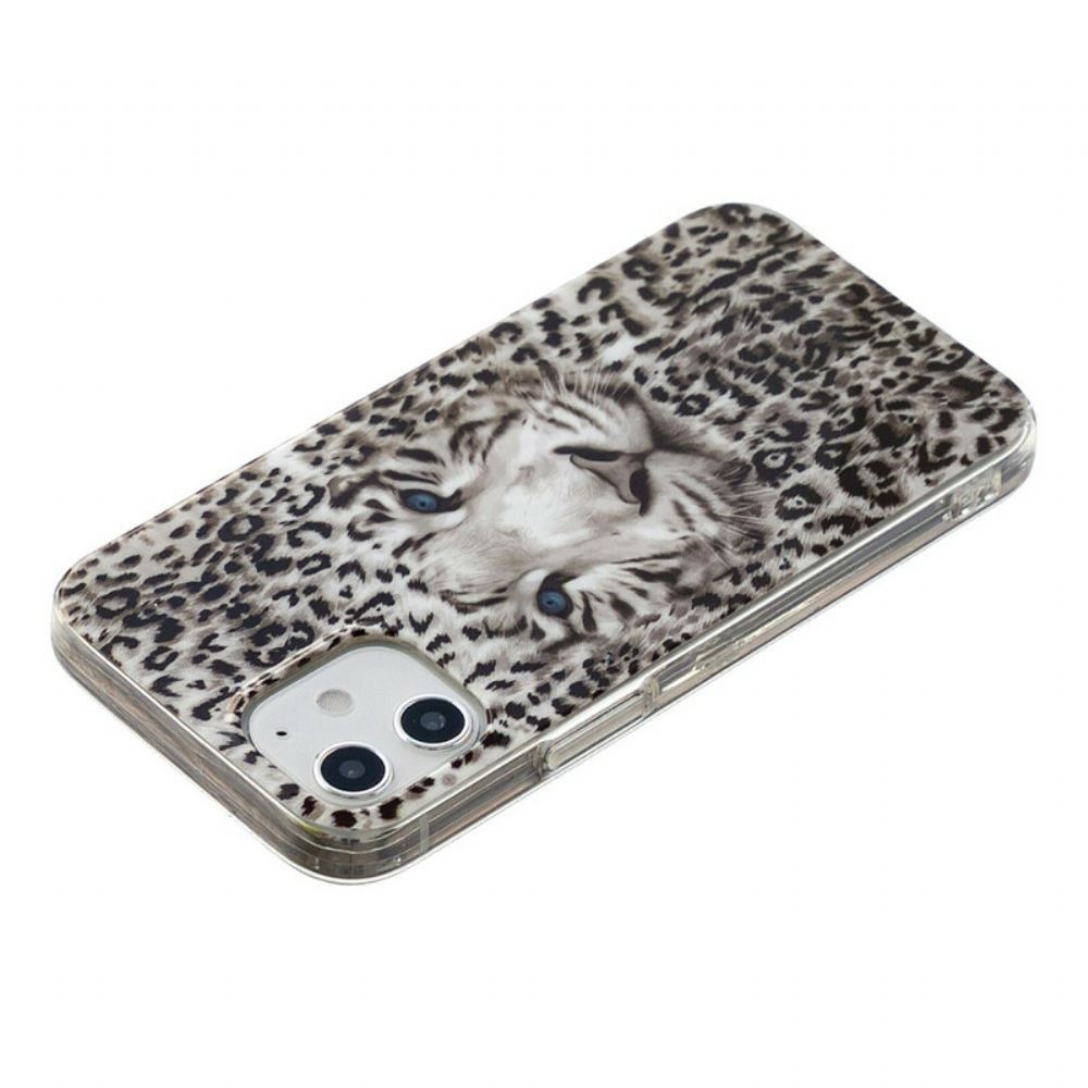 Kryt Na iPhone 12 Mini Fluorescenční Leopard