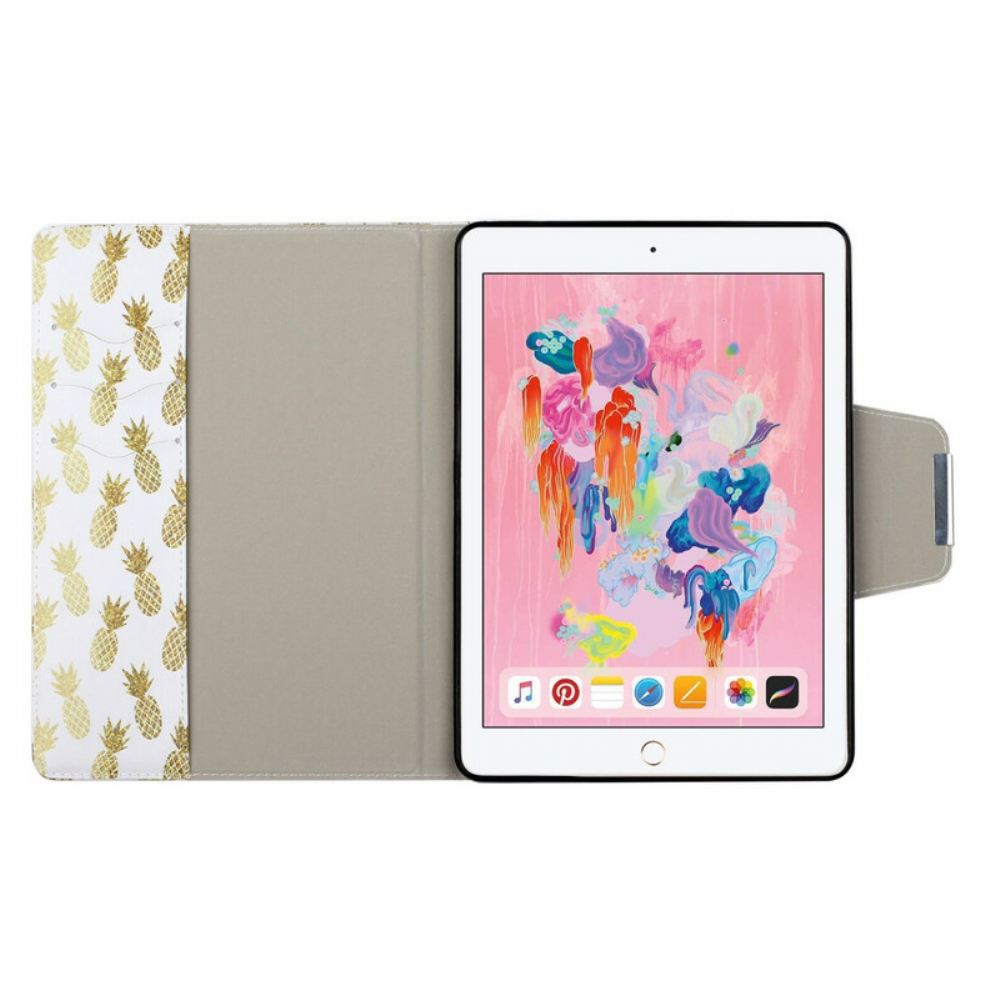 Flipové Pouzdro Na iPad 10.2" (2020) (2019) / Air 10.5" / Pro 10.5" Ananas