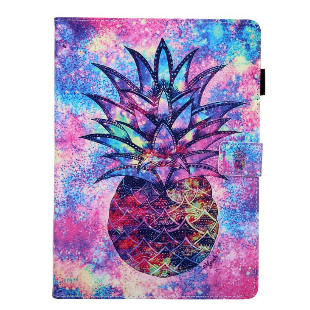 Flipové Pouzdro Na iPad 10.2" (2020) (2019) / Air 10.5" / Pro 10.5" Funky Ananas