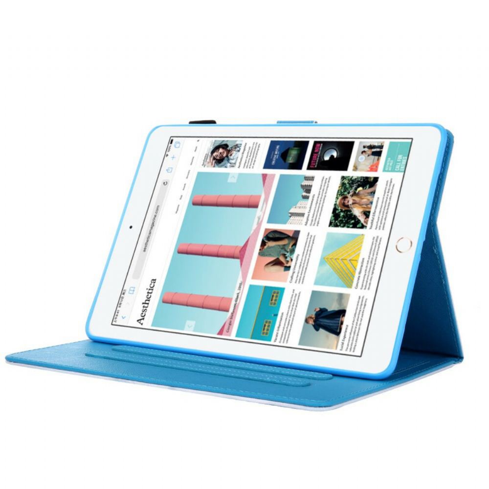 Flipové Pouzdro Na iPad 10.2" (2020) (2019) / Air 10.5" / Pro 10.5" Funky Ananas