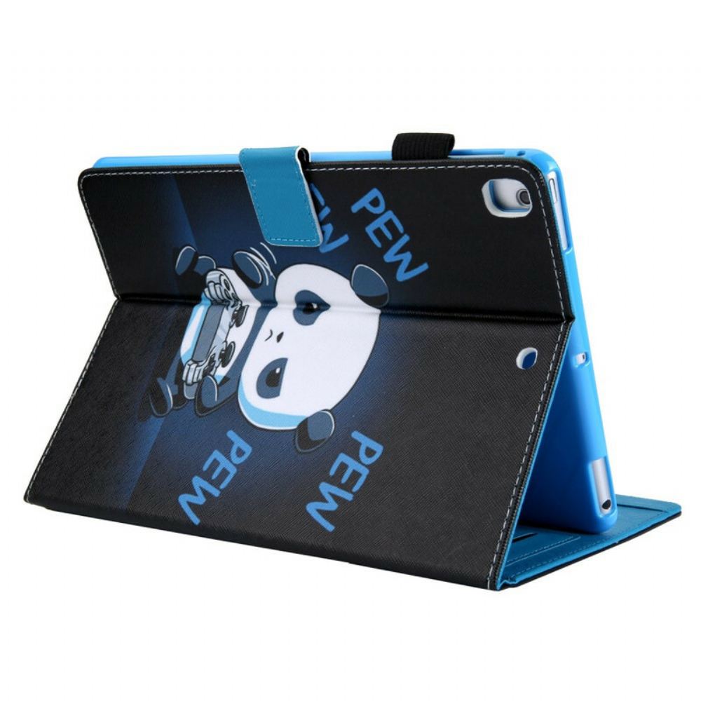 Flipové Pouzdro Na iPad 10.2" (2020) (2019) / Air 10.5" / Pro 10.5" Panda Pew Pew