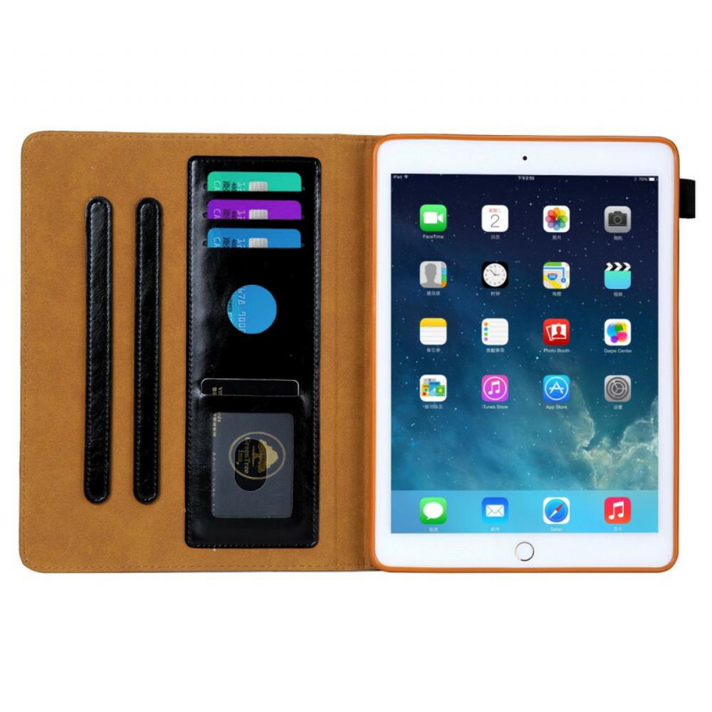 Flipové Pouzdro Na iPad 10.2" (2020) (2019) / Air 10.5" / Pro 10.5" Stříbrná Spona