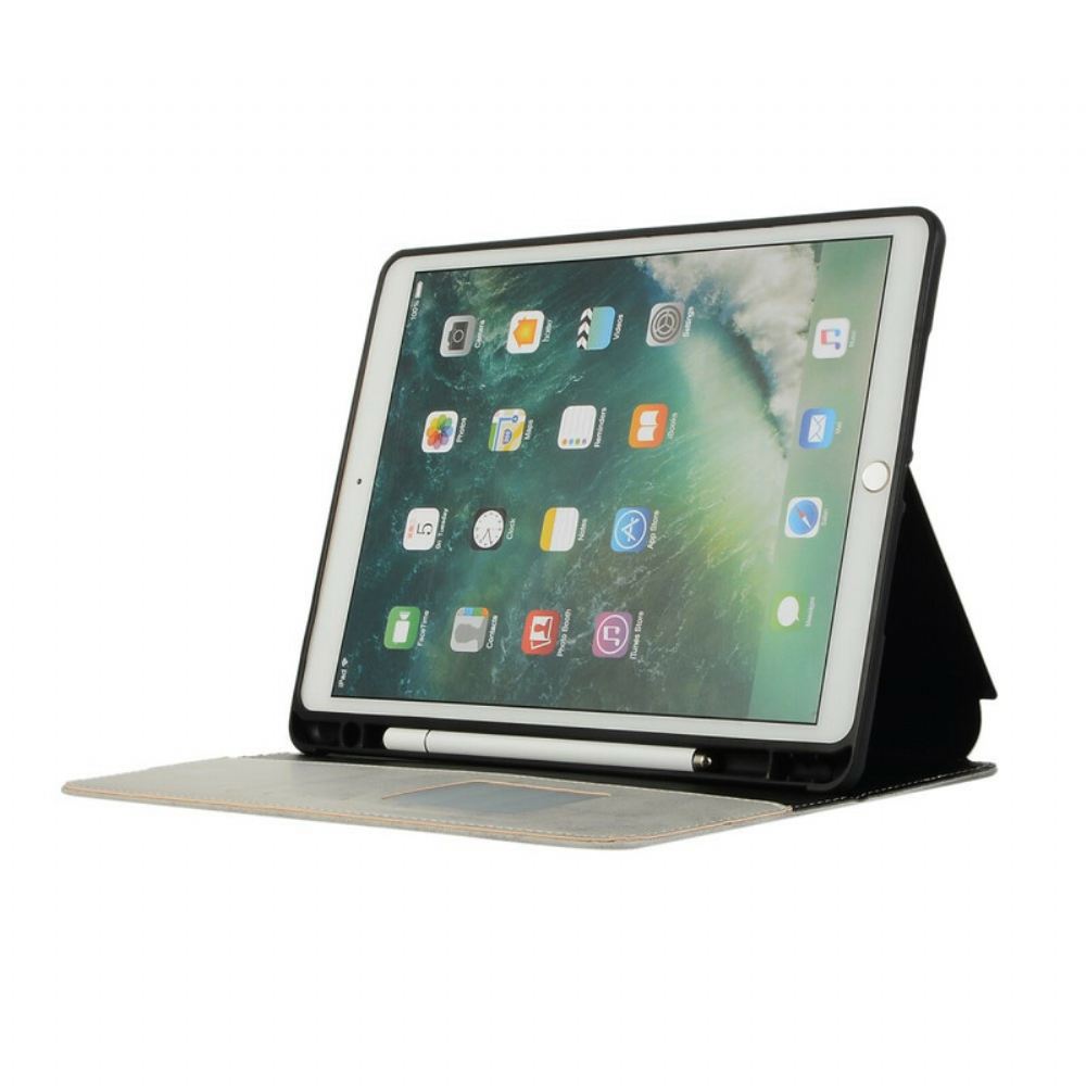 Kožené Pouzdro Folio Na iPad 10.2" (2020) (2019) / Air 10.5" / Pro 10.5" Luxusní Kožený Efekt