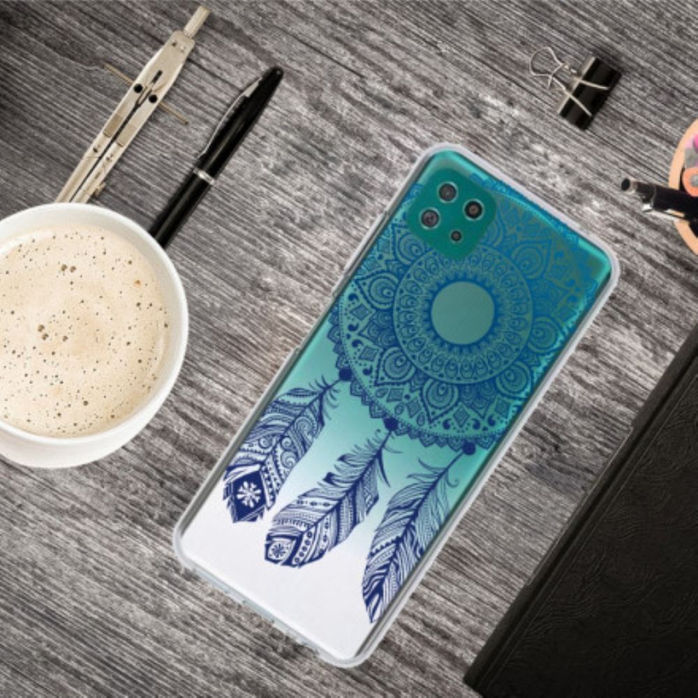 Kryt Na Samsung Galaxy A22 5G Jednoduchá Květinová Mandala