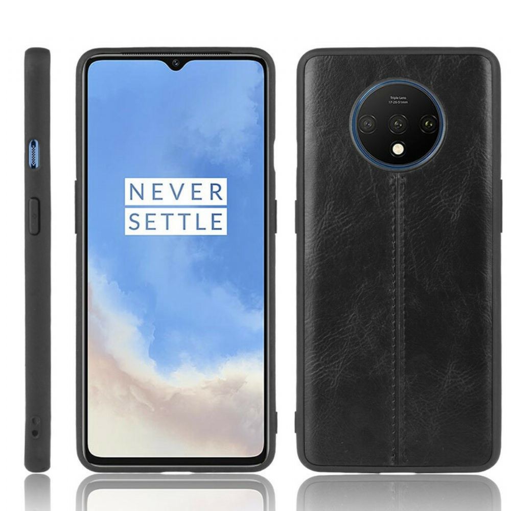 Kryt Na OnePlus 7T Stylové Kožené Šití