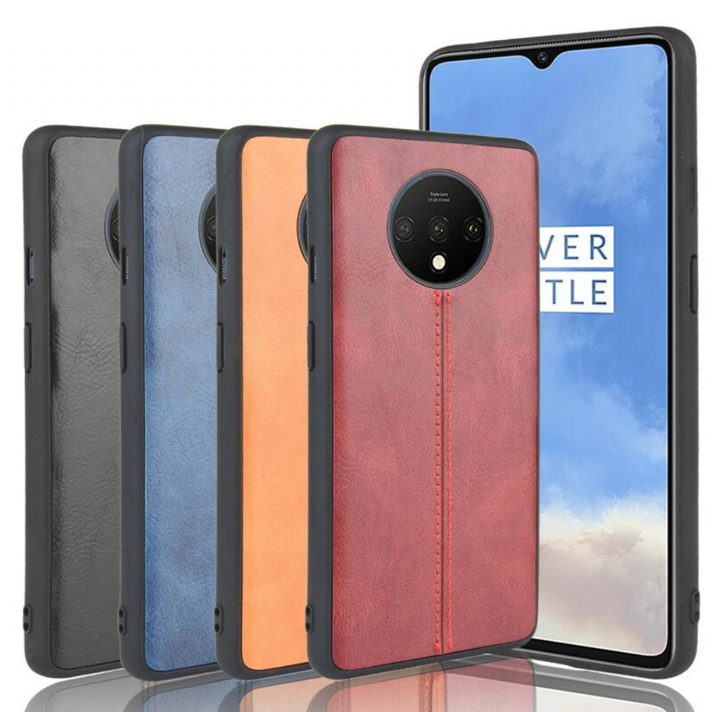 Kryt Na OnePlus 7T Stylové Kožené Šití