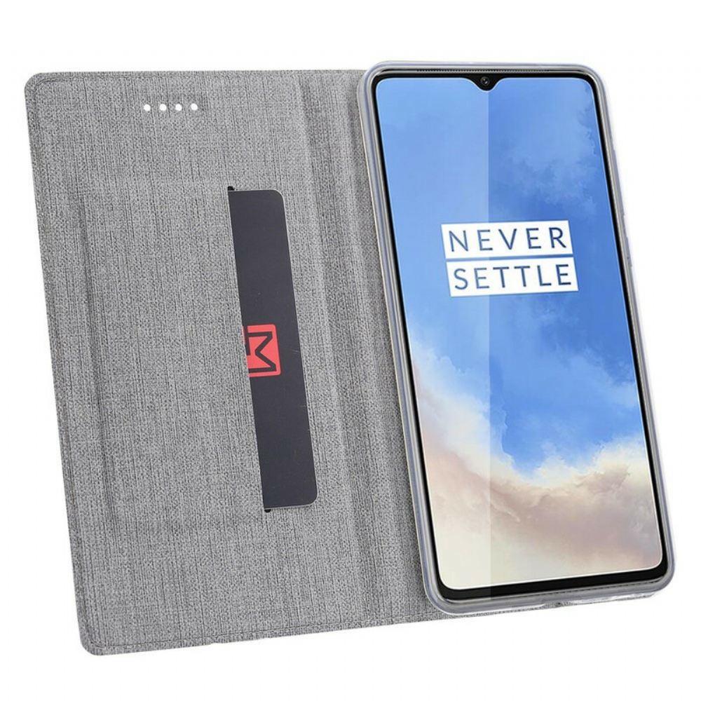 Kryty Na Mobil Na OnePlus 7T Flipové Pouzdro Texturovaný Vili Dmx