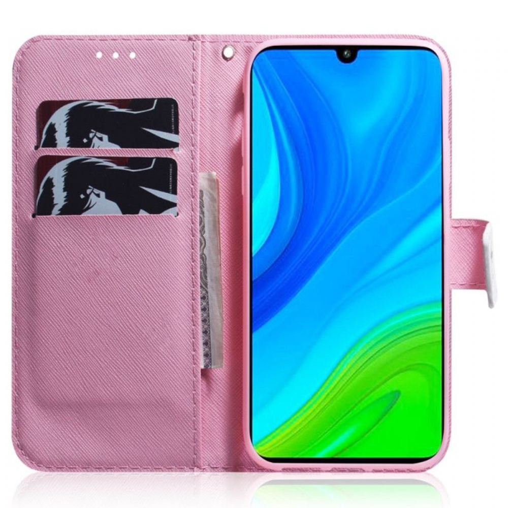 Kožené Pouzdro Na Xiaomi 13 Na Lana Strappy Rose Flower