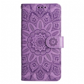 Kožené Pouzdro Na Xiaomi 13 Mandala Sun S Šňůrkou