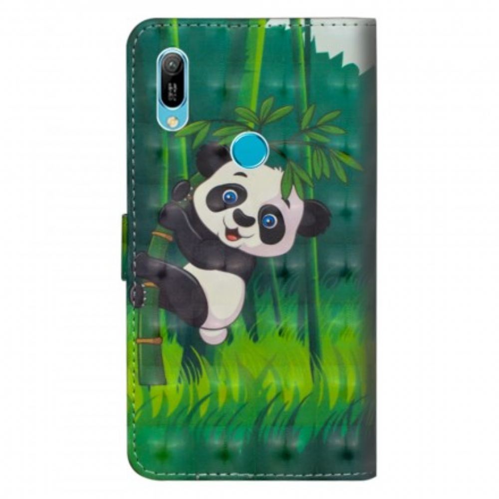 Flipové Pouzdro Na Huawei Y6 2019 / Honor 8A Panda A Bambus