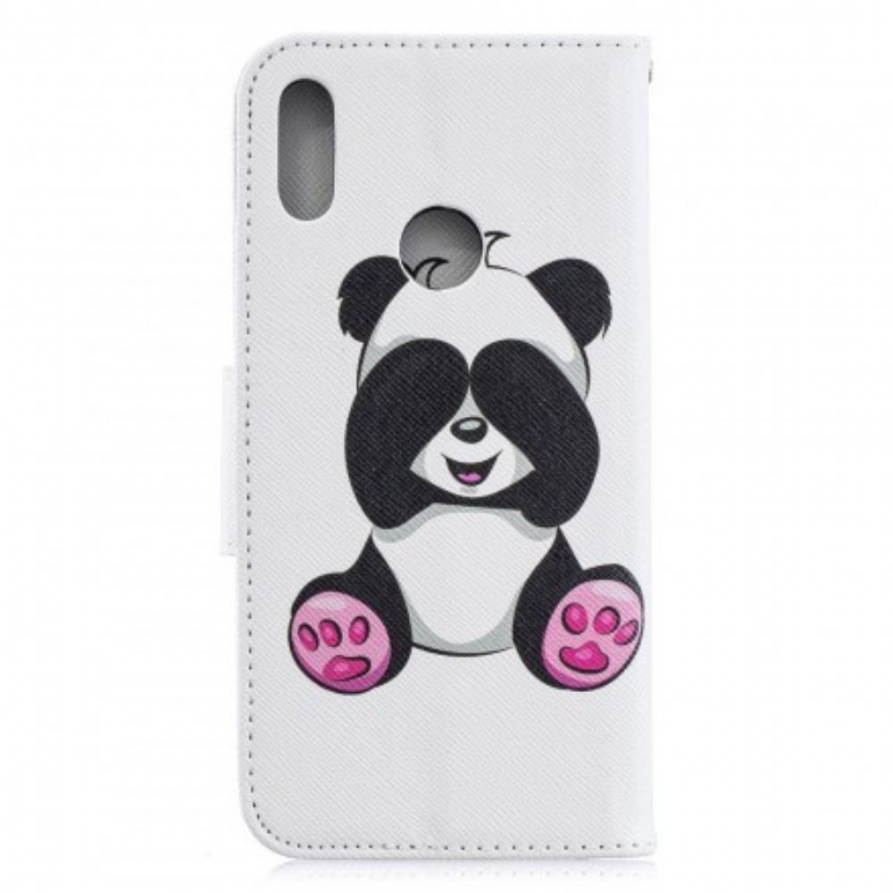 Flipové Pouzdro Na Huawei Y6 2019 / Honor 8A Panda Zábava